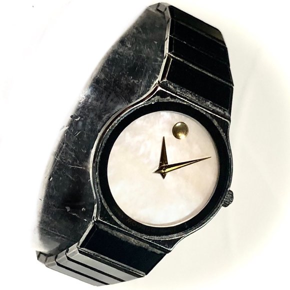 Movado Museum Ladies Mother-of-Pearl Stainless Steel Watch - Picture 2 of 15